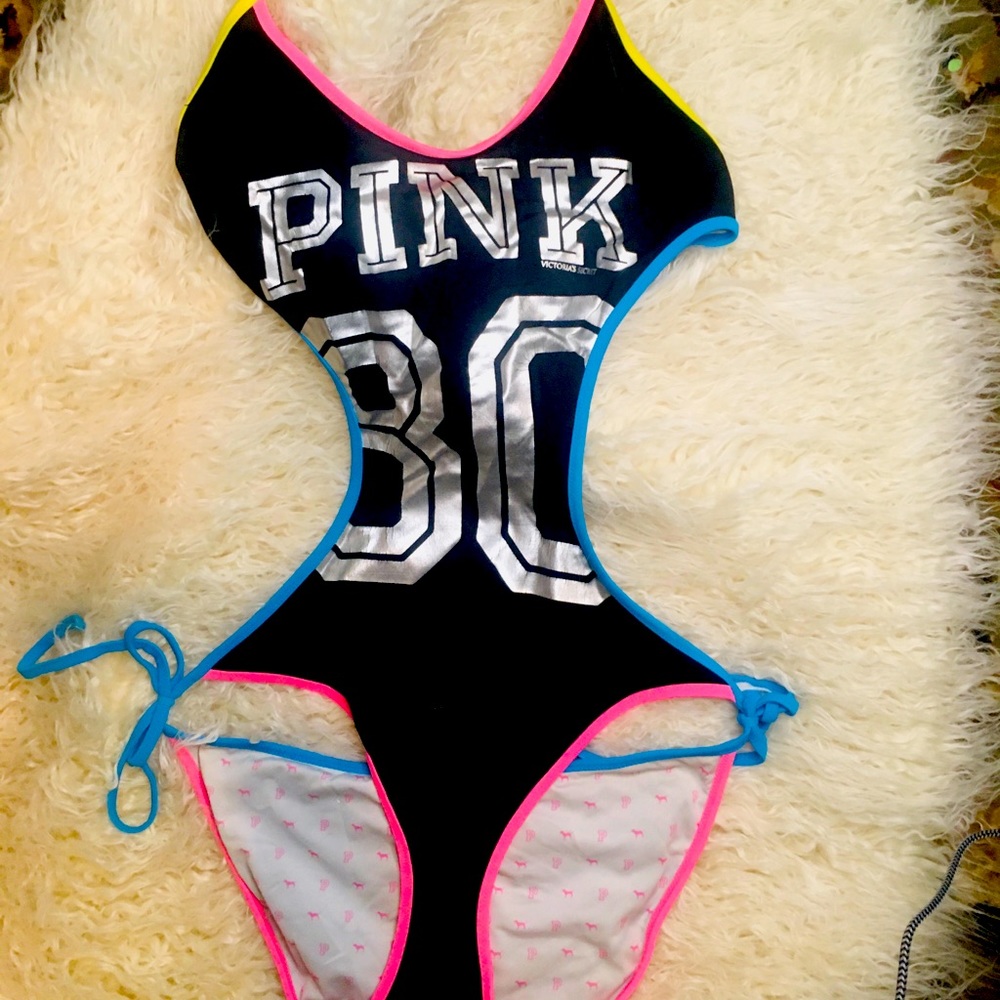 One piece cut out bathing suit